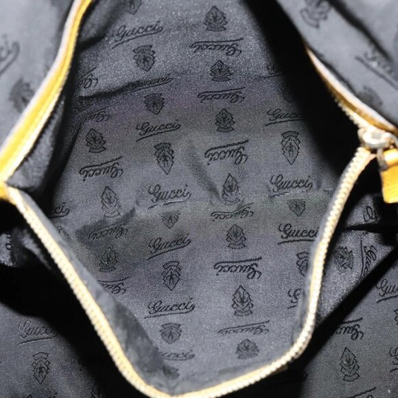 GUCCI Tote Bag Enamel Yellow Gold 197019 Auth bs28709 - Picture 13 of 16